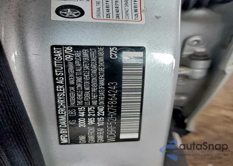 2007 Mercedes-Benz C 230 z USA, uszkodzony, nr VIN WDBRF52HX7F864243